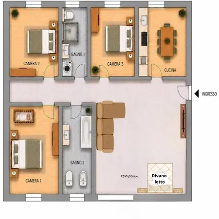 公寓 Victoria Coast House 120mq 3 Parcheggio Montesilvano Marina